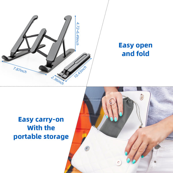 Laptop Holder Foldable Laptop Stand Portable Laptop Desk Stand